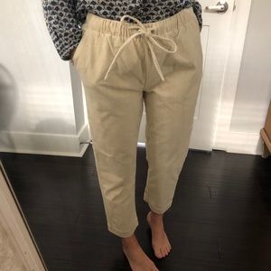 Trovata corduroy cream pants